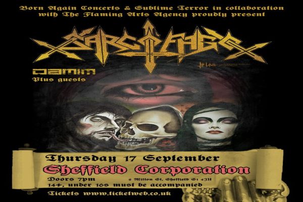 SARCOFAGO at Corporation - Sheffield — event image